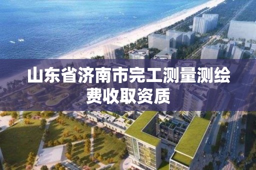 山东省济南市完工测量测绘费收取资质