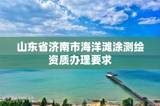 山东省济南市海洋滩涂测绘资质办理要求