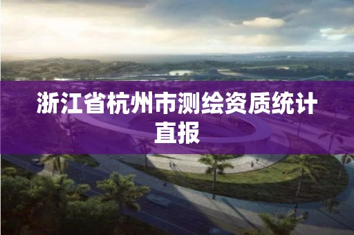 浙江省杭州市测绘资质统计直报