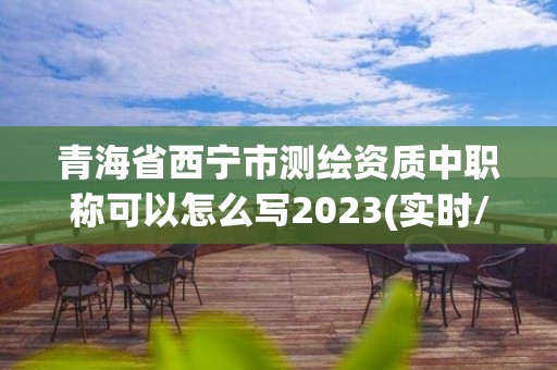 青海省西宁市测绘资质中职称可以怎么写2023(实时/更新中)