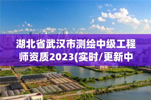 湖北省武汉市测绘中级工程师资质2023(实时/更新中)