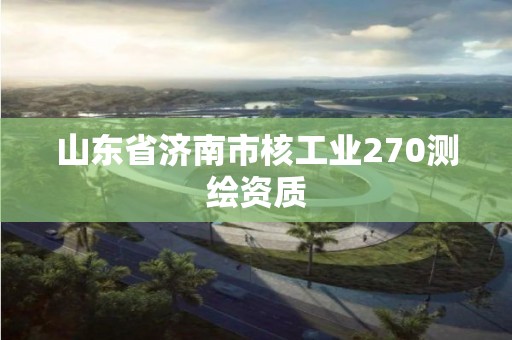 山东省济南市核工业270测绘资质