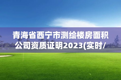 青海省西宁市测绘楼房面积公司资质证明2023(实时/更新中)