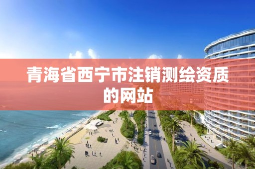 青海省西宁市注销测绘资质的网站