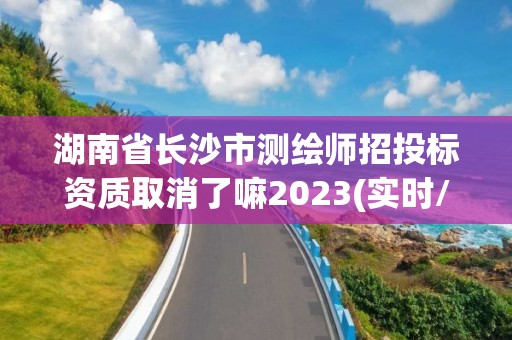 湖南省长沙市测绘师招投标资质取消了嘛2023(实时/更新中)