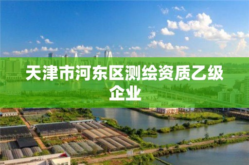 天津市河东区测绘资质乙级企业