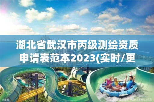 湖北省武汉市丙级测绘资质申请表范本2023(实时/更新中)