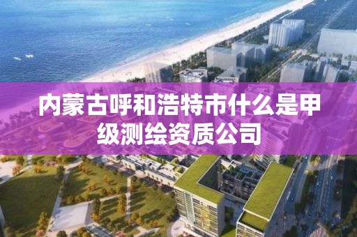 内蒙古呼和浩特市什么是甲级测绘资质公司