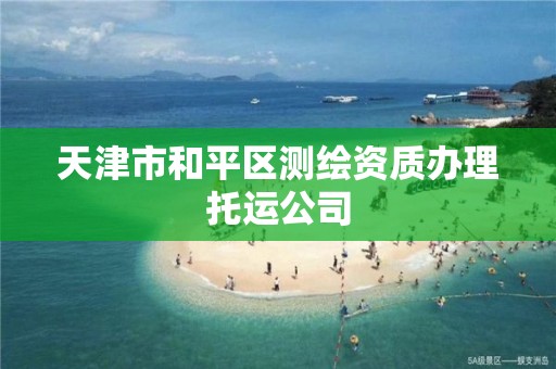 天津市和平区测绘资质办理托运公司