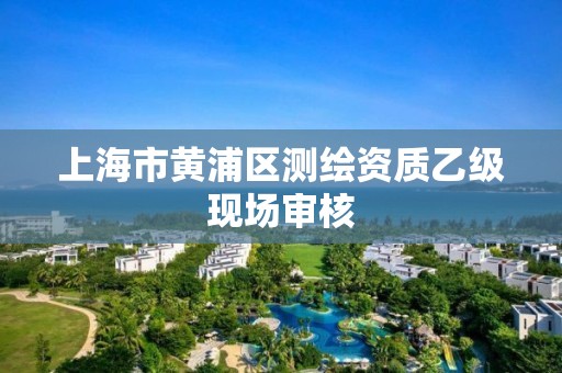 上海市黄浦区测绘资质乙级现场审核