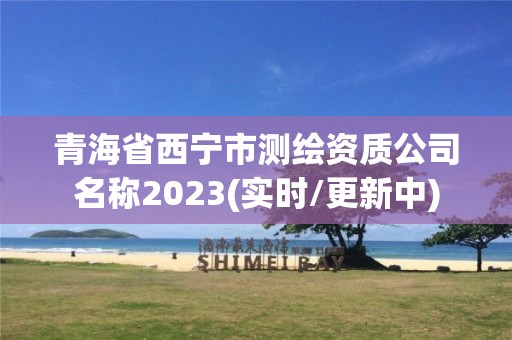 青海省西宁市测绘资质公司名称2023(实时/更新中)