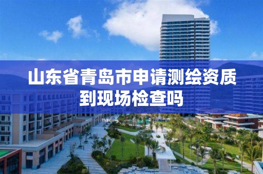 山东省青岛市申请测绘资质到现场检查吗