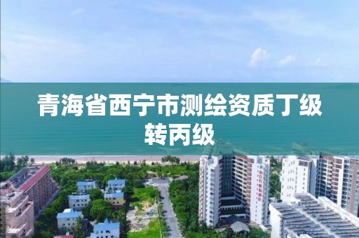 青海省西宁市测绘资质丁级转丙级