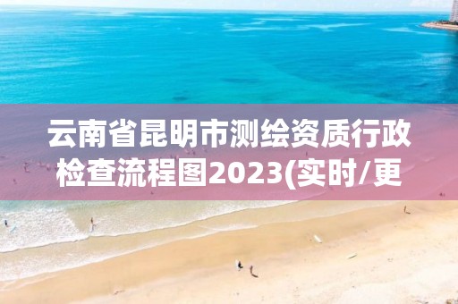 云南省昆明市测绘资质行政检查流程图2023(实时/更新中)