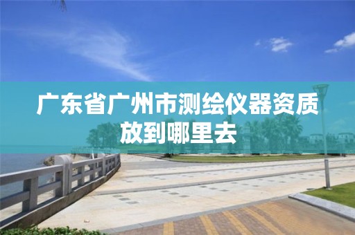 广东省广州市测绘仪器资质放到哪里去