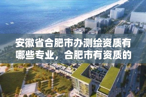 安徽省合肥市办测绘资质有哪些专业，合肥市有资质的测绘公司