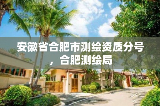 安徽省合肥市测绘资质分号，合肥测绘局