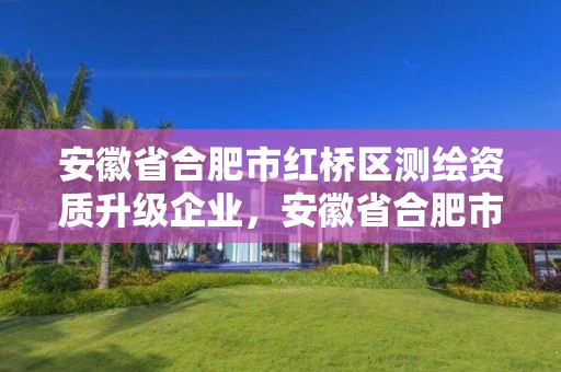 安徽省合肥市红桥区测绘资质升级企业，安徽省合肥市红桥区测绘资质升级企业有哪些