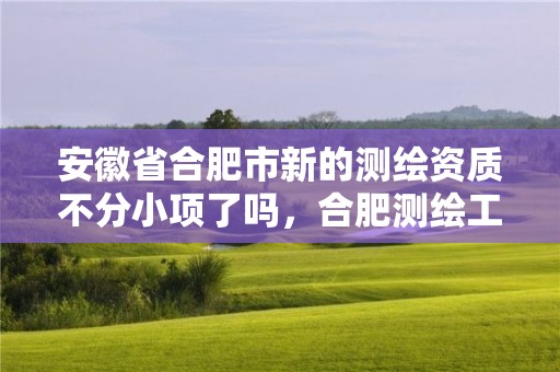 安徽省合肥市新的测绘资质不分小项了吗，合肥测绘工程师