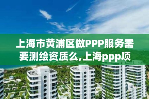 上海市黄浦区做PPP服务需要测绘资质么,上海ppp项目。