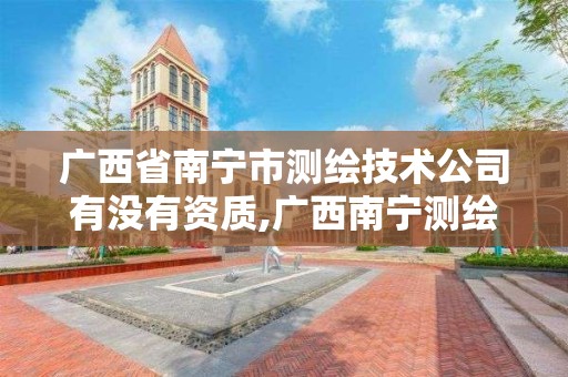 广西省南宁市测绘技术公司有没有资质,广西南宁测绘公司排名