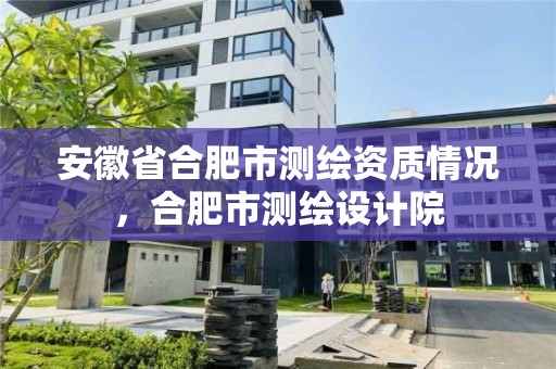 安徽省合肥市测绘资质情况，合肥市测绘设计院