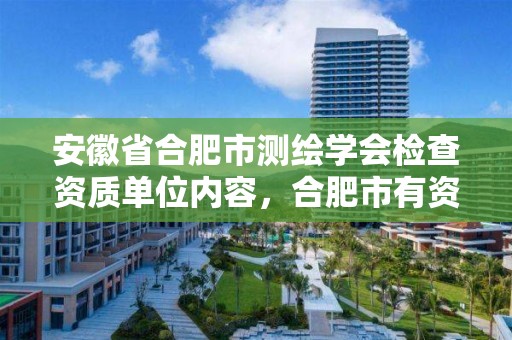 安徽省合肥市测绘学会检查资质单位内容，合肥市有资质的测绘公司