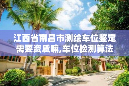 江西省南昌市测绘车位鉴定需要资质嘛,车位检测算法