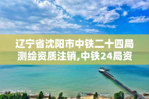 辽宁省沈阳市中铁二十四局测绘资质注销,中铁24局资质