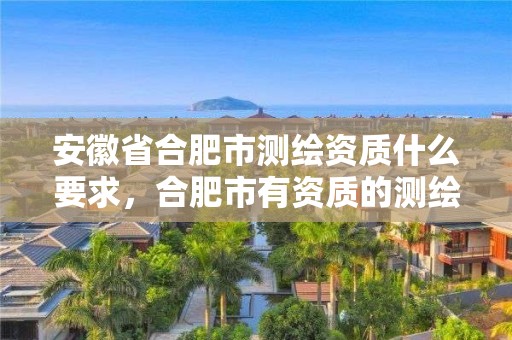 安徽省合肥市测绘资质什么要求，合肥市有资质的测绘公司