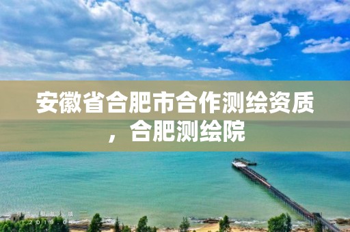 安徽省合肥市合作测绘资质，合肥测绘院