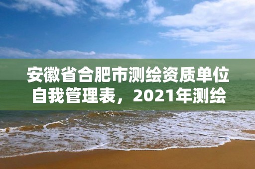 安徽省合肥市测绘资质单位自我管理表，2021年测绘资质管理办法