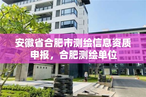 安徽省合肥市测绘信息资质申报，合肥测绘单位