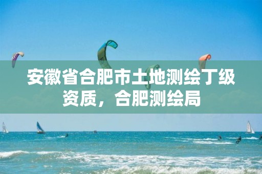 安徽省合肥市土地测绘丁级资质，合肥测绘局