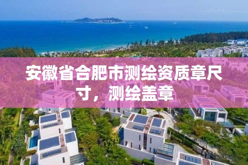 安徽省合肥市测绘资质章尺寸，测绘盖章