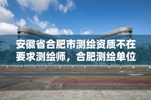 安徽省合肥市测绘资质不在要求测绘师，合肥测绘单位