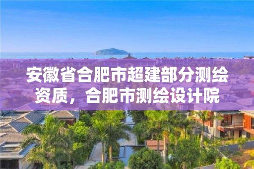 安徽省合肥市超建部分测绘资质，合肥市测绘设计院