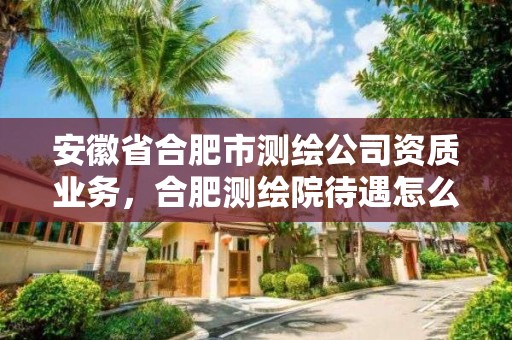 安徽省合肥市测绘公司资质业务，合肥测绘院待遇怎么样