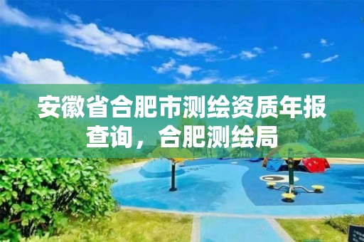 安徽省合肥市测绘资质年报查询，合肥测绘局