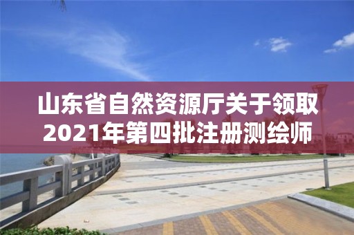 山东省自然资源厅关于领取2021年第四批注册测绘师证章的通知