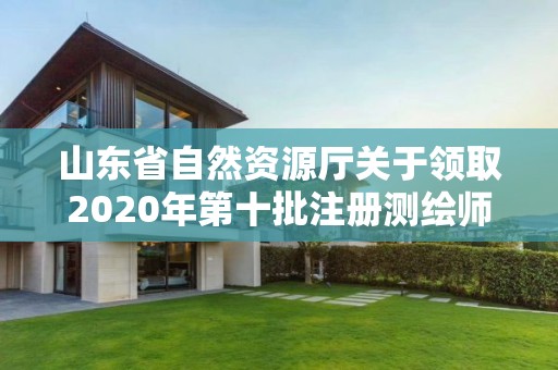 山东省自然资源厅关于领取2020年第十批注册测绘师证章的公告