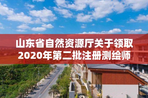 山东省自然资源厅关于领取2020年第二批注册测绘师证章的公告