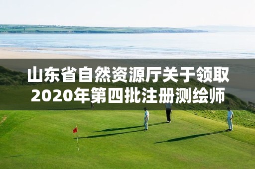 山东省自然资源厅关于领取2020年第四批注册测绘师证章的公告