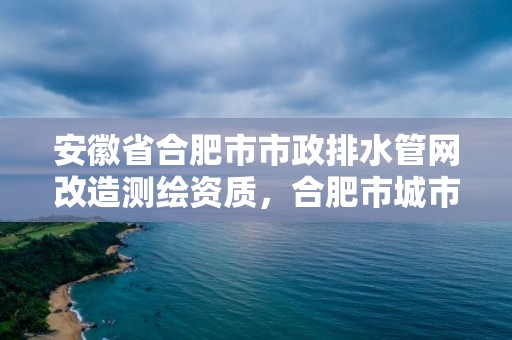 安徽省合肥市市政排水管网改造测绘资质，合肥市城市排水监测中心