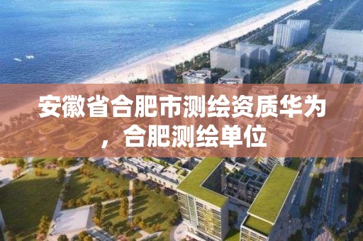 安徽省合肥市测绘资质华为，合肥测绘单位