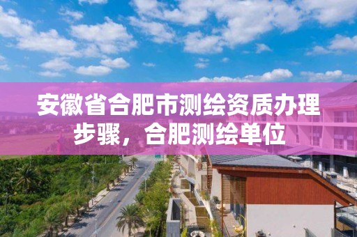 安徽省合肥市测绘资质办理步骤，合肥测绘单位