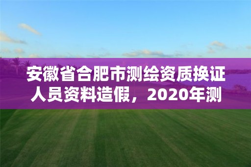 安徽省合肥市测绘资质换证人员资料造假，2020年测绘资质换证