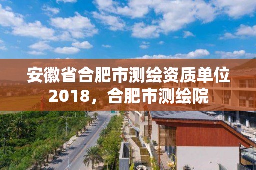 安徽省合肥市测绘资质单位2018，合肥市测绘院