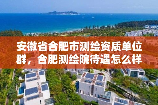 安徽省合肥市测绘资质单位群，合肥测绘院待遇怎么样