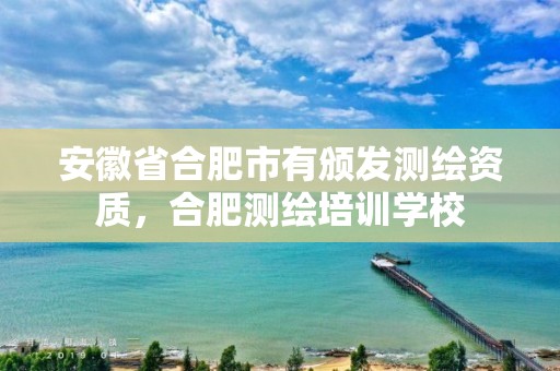 安徽省合肥市有颁发测绘资质，合肥测绘培训学校